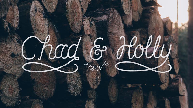 Wedding Lettering