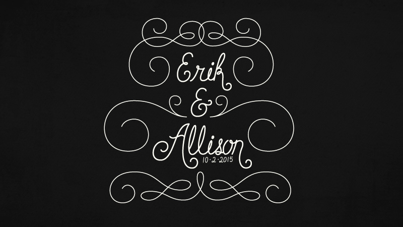 Wedding Lettering